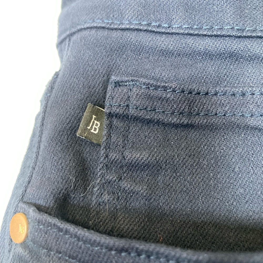 NWT Judy Blue “In the Navy” High Waist Wide Leg Cropped Denim Jeans Sz 16W - Picture 8 of 14